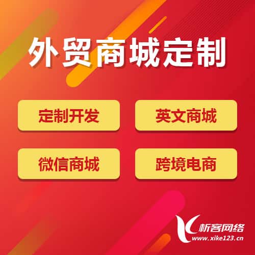 镇江外贸商城定制